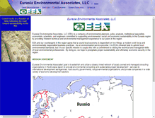 Tablet Screenshot of eurasia-environment.biz